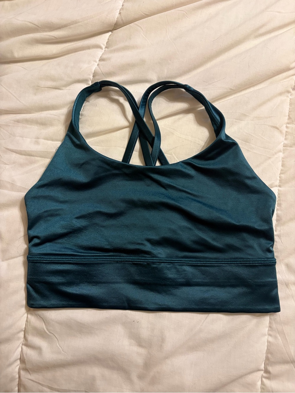 Lululemon Teal Cross-Back Bralette